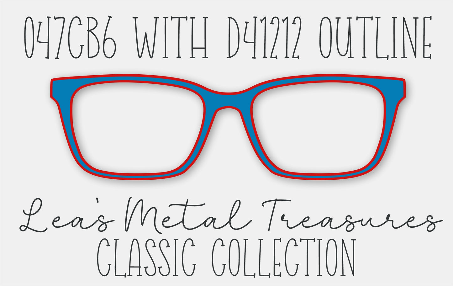 047cb6 with D41212 outline Eyewear Frame Toppers