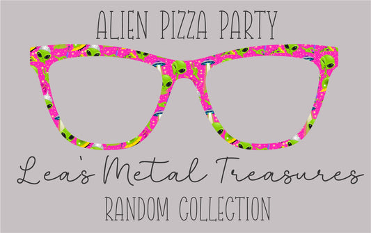 Alien Pizza Party Eyewear Frame Toppers COMES WITH MAGNETS 🧲