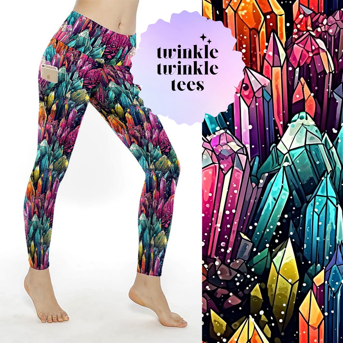Dark Crystals Women's Pocket Leggings