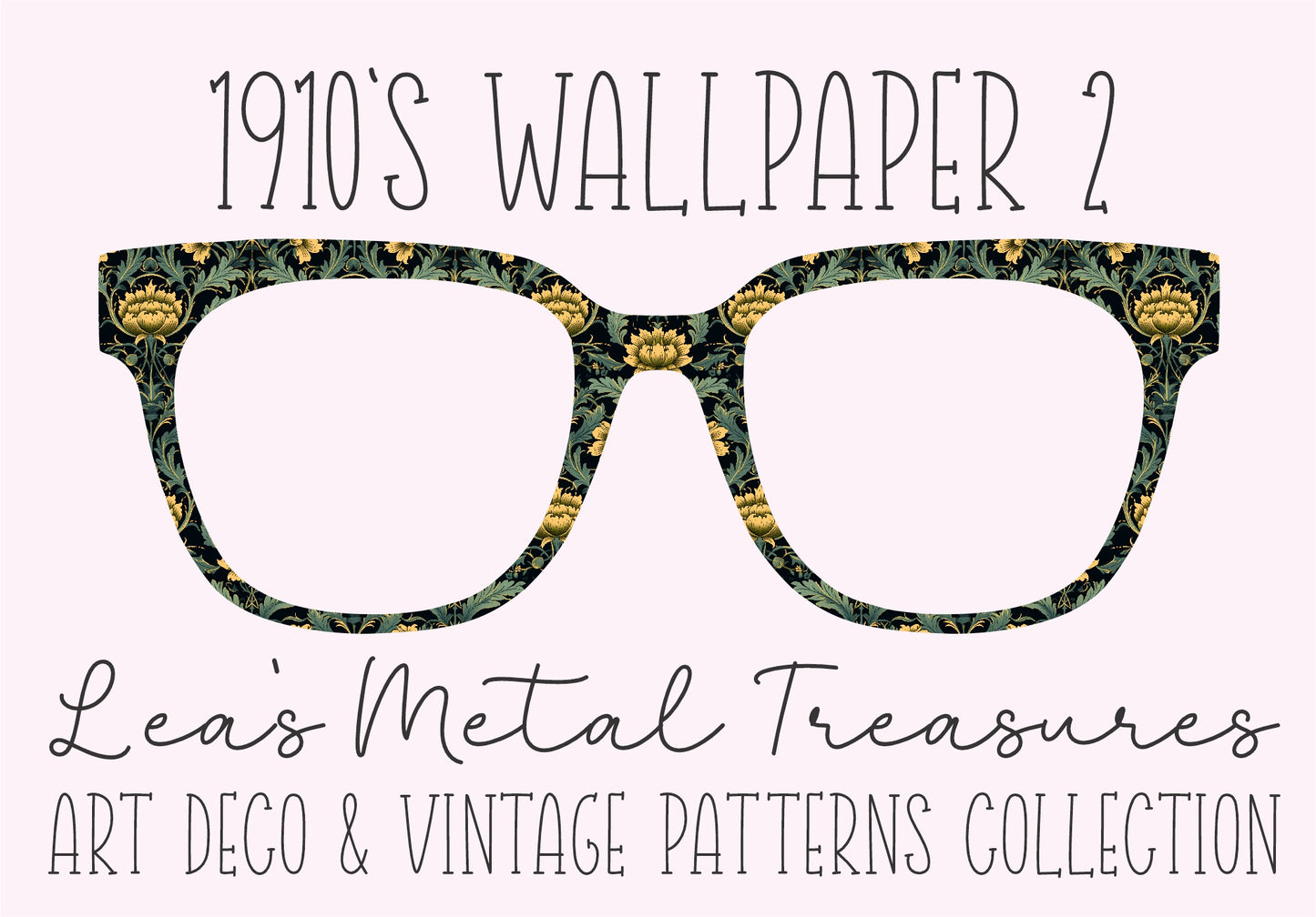1910'S WALLPAPER 2 Eyewear Frame Toppers