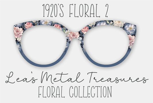 1920s Floral 2 Eyewear Frame Toppers