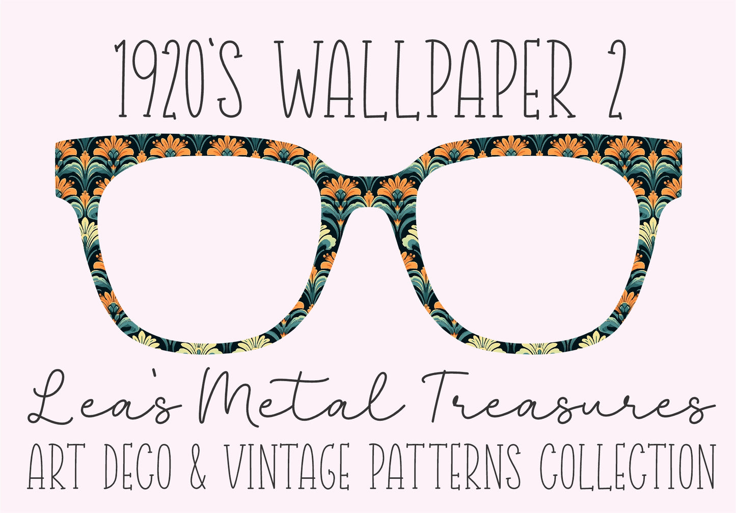 1920'S WALLPAPER 2 Eyewear Frame Toppers