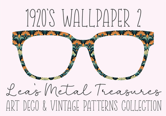 1920'S WALLPAPER 2 Eyewear Frame Toppers COMES WITH MAGNETS