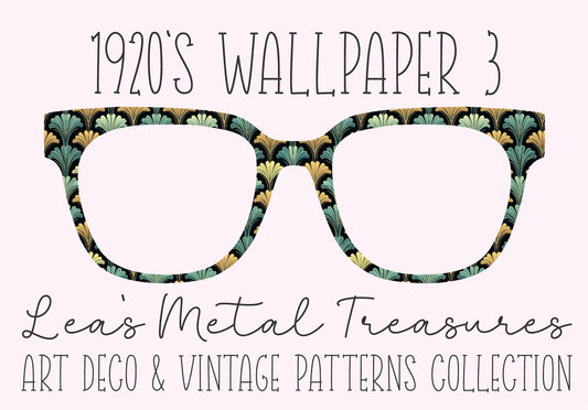1920'S WALLPAPER 3 Eyewear Frame Toppers COMES WITH MAGNETS