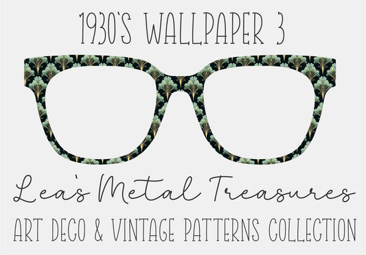 1930'S WALLPAPER 3 Eyewear Frame Toppers COMES WITH MAGNETS
