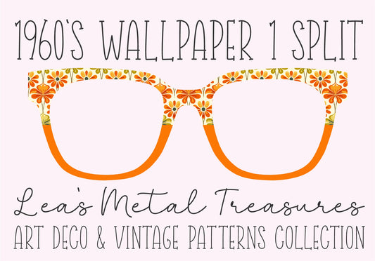 1960'S WALLPAPER 1 SPLIT Eyewear Frame Toppers