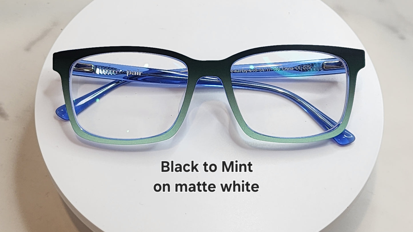Black to Mint