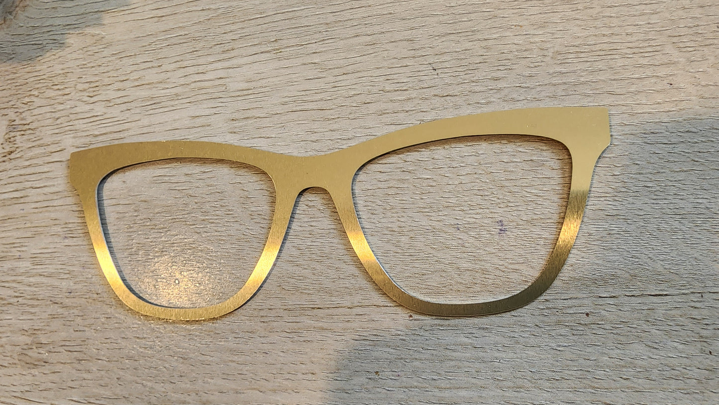Satin Champagne Naked Collection - Eyeglasses Cover - Comes with Magnets