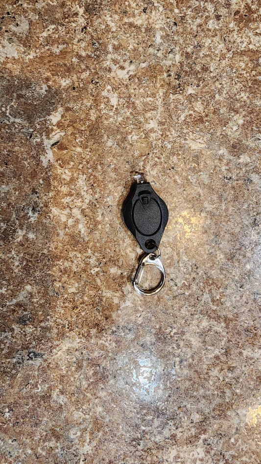 Mini UV Flashlight Keychain for charging glow toppers