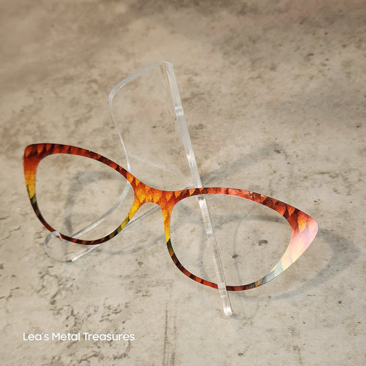 READY TO SHIP CLEARANCE Emma E1025-119 GRADIENT LEAVES ON PEARL GOLD