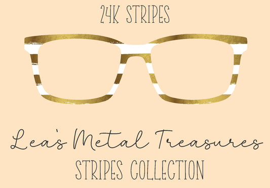 24K Stripes Eyewear Frame Toppers