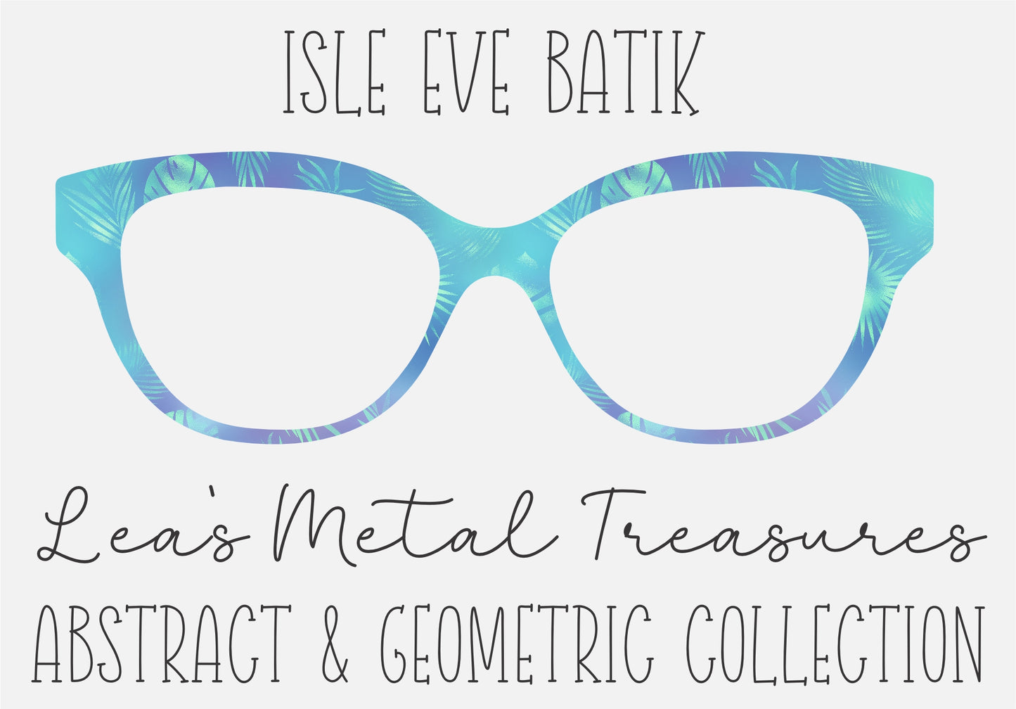 Isle Eve Batik Eyewear Frame Toppers COMES WITH MAGNETS