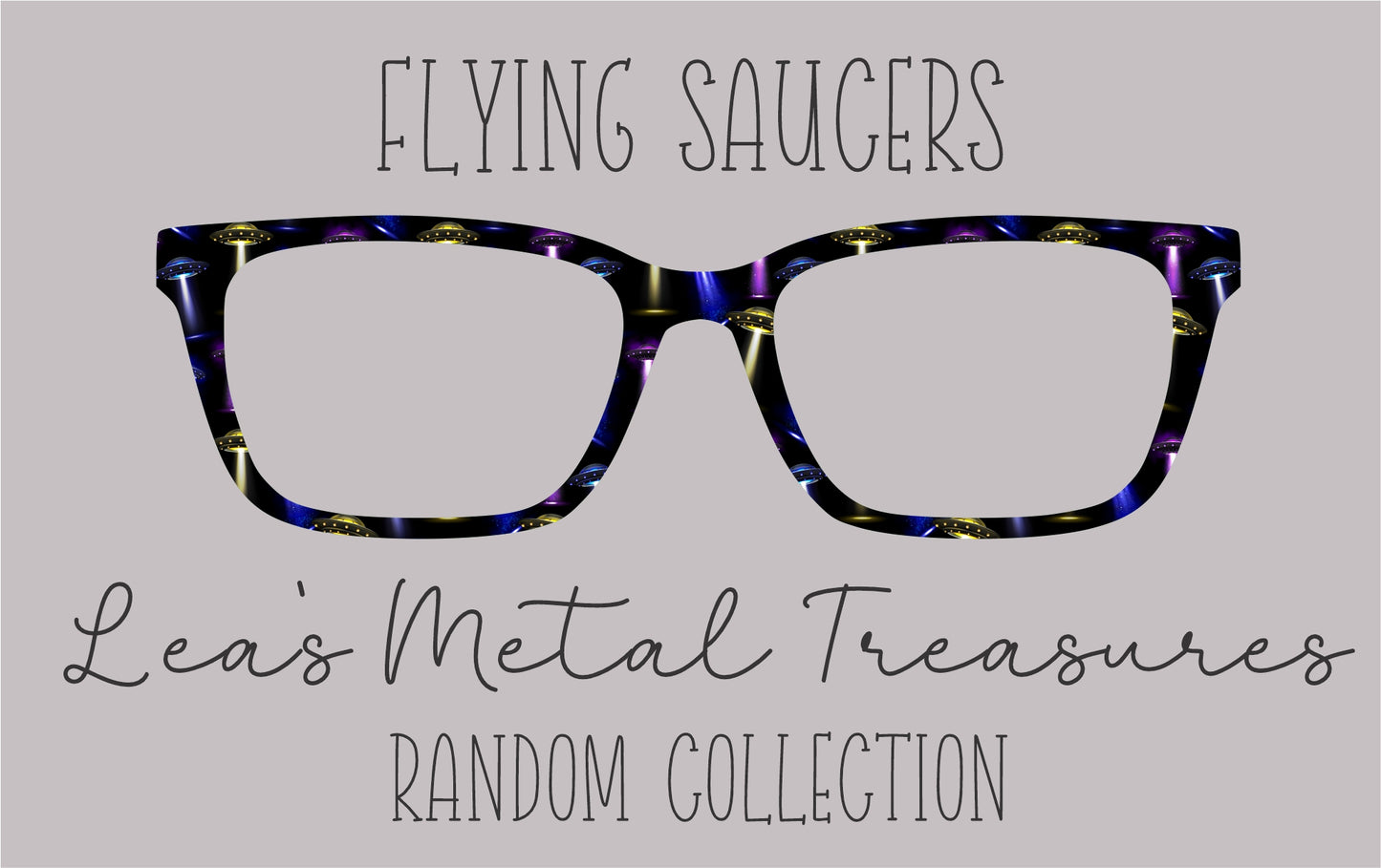 Flying Saucers Eyewear Frame Toppers COMES WITH MAGNETS 🧲