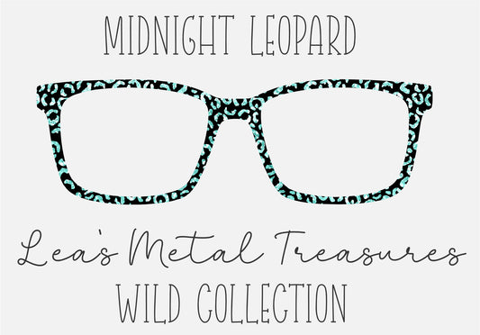 Midnight Leopard Eyewear Toppers COMES  WITH MAGNETS