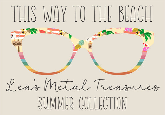 This Way to the Beach Eyewear TOPPER COMES WITH MAGNETS