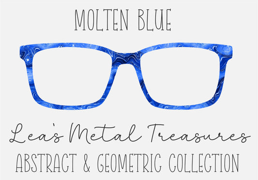 Molten Blue Eyewear Frame Toppers COMES WITH MAGNETS