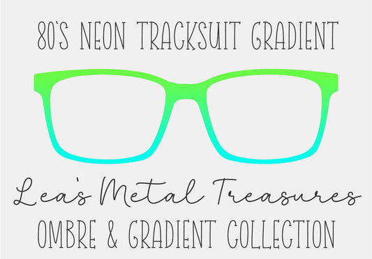 80’s Neon Tracksuit Gradient Eyewear TOPPER COMES WITH MAGNETS
