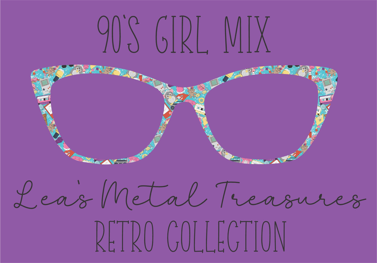90S GIRL MIX Eyewear Frame Toppers COMES WITH MAGNETS