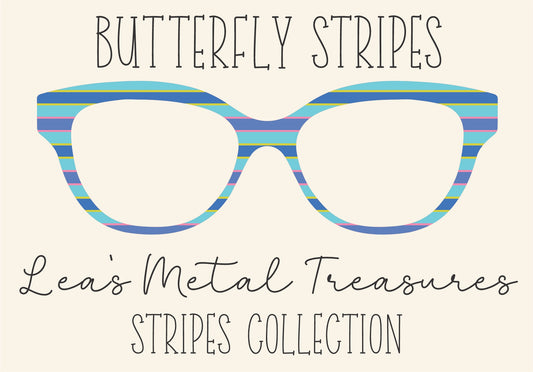 Butterfly Stripes Eyewear TOPPER COMES WITH MAGNETS