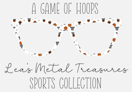 A GAME OF HOOPS Eyewear Frame Toppers COMES WITH MAGNETS