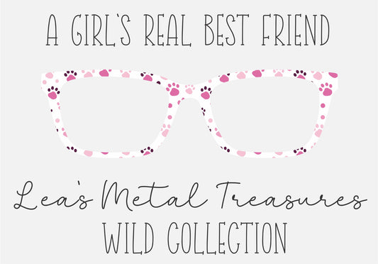 A GIRLS REAL BEST FRIEND Eyewear Frame Toppers COMES WITH MAGNETS