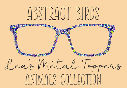 ABSTRACT BIRDS Eyewear Frame Toppers COMES WITH MAGNETS