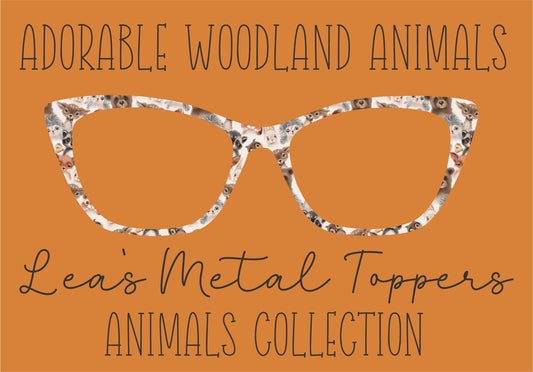 ADORABLE WOODLAND ANIMALS Eyewear Frame Toppers COMES WITH MAGNETS
