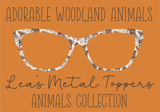 ADORABLE WOODLAND ANIMALS Eyewear Frame Toppers COMES WITH MAGNETS