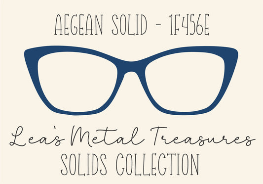 AEGEAN SOLID 1F456E Eyewear Frame Toppers COMES WITH MAGNETS