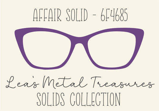 AFFAIR SOLID 6F4685 Eyewear Frame Toppers COMES WITH MAGNETS