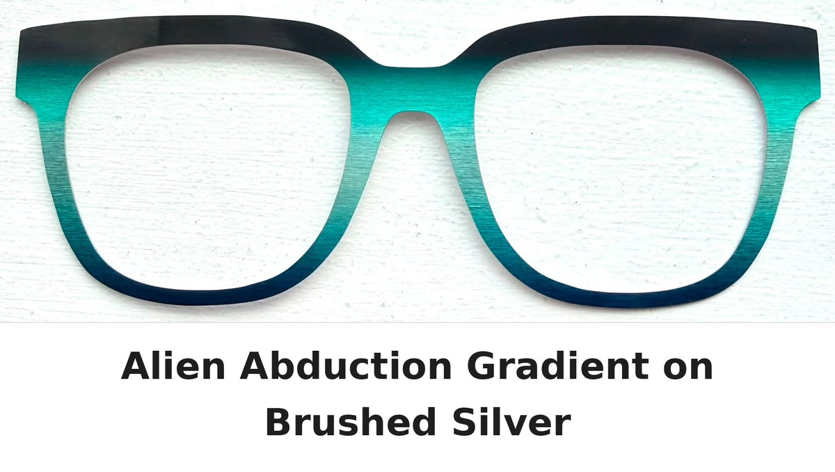 Alien Abduction Gradient Eyewear Frame Toppers