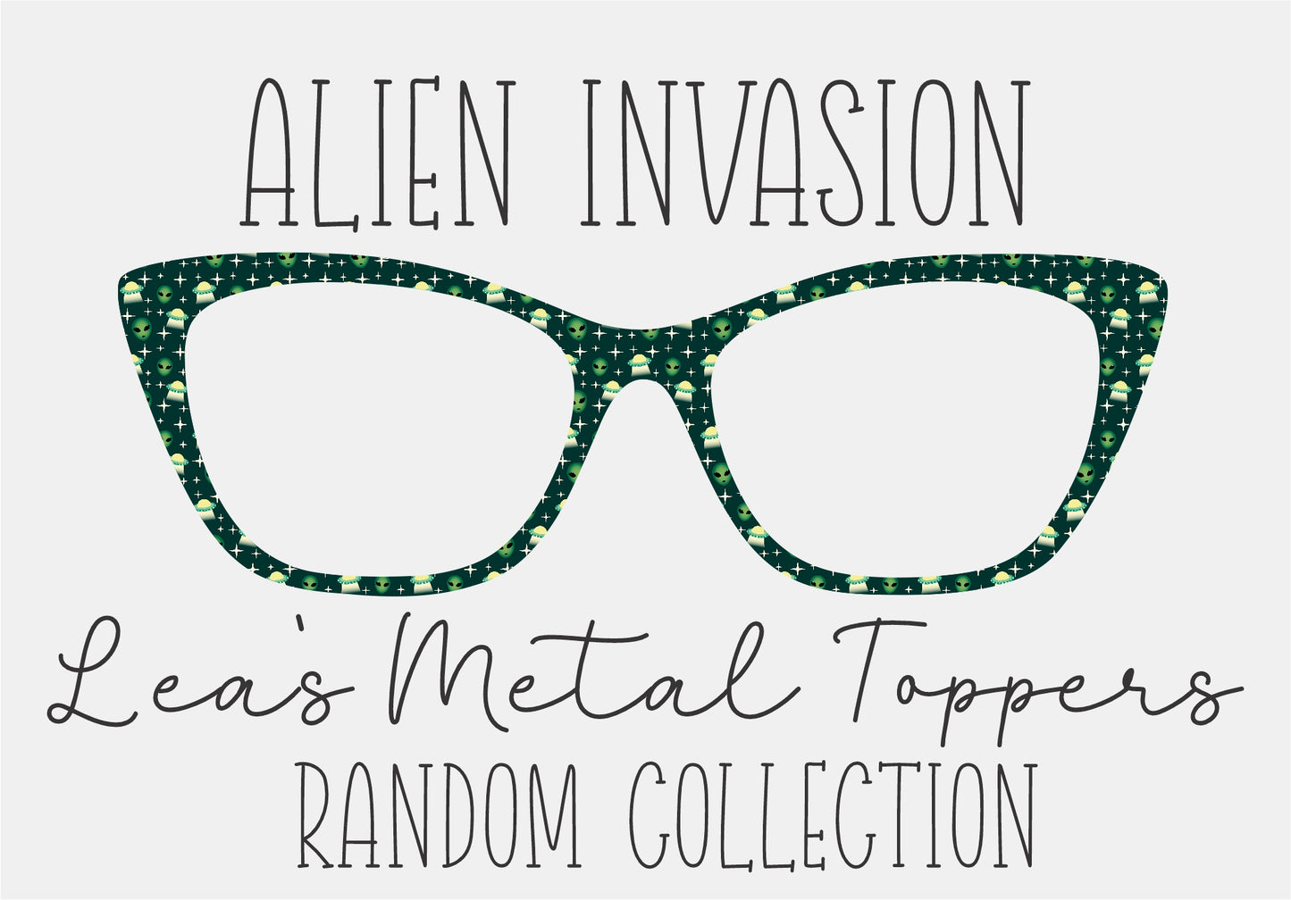ALIEN INVASION Eyewear Frame Toppers