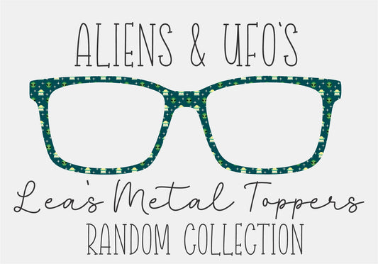 ALIENS AND UFOS Eyewear Frame Toppers COMES WITH MAGNETS