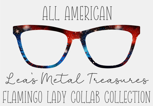 All American Magnetic Eyeglasses Topper • Flamingo Lady Collab Collection