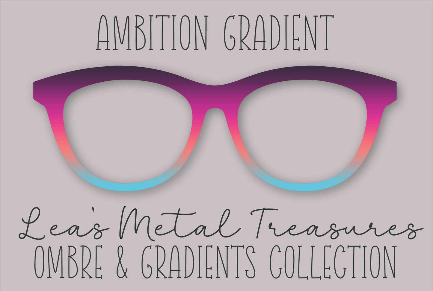 Ambition Gradient Eyewear Frame Toppers