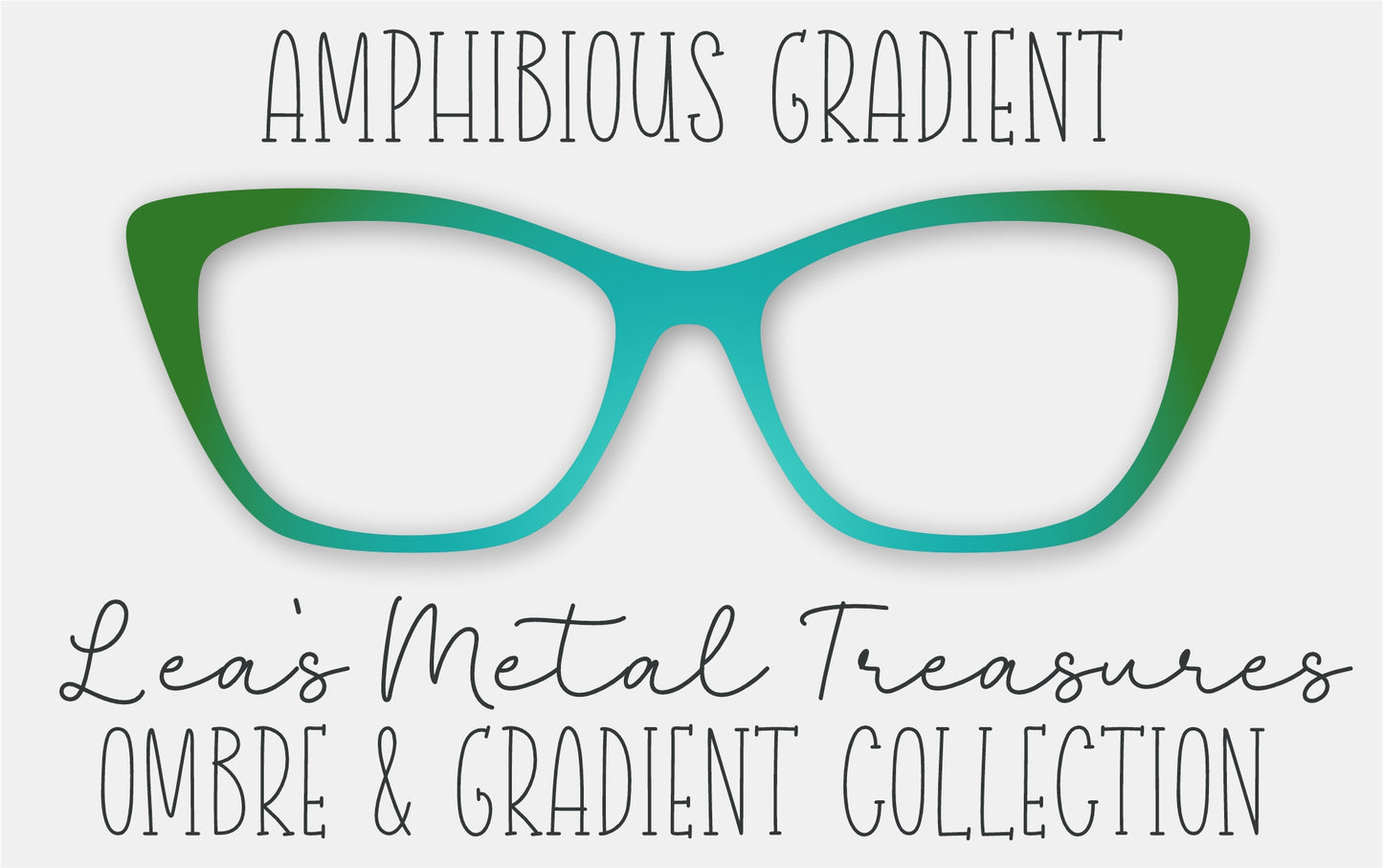 Amphibious Gradient Eyewear Frame Toppers