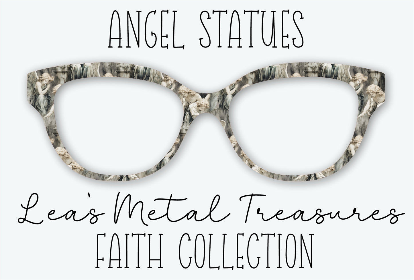 Angel Statues Eyewear Frame Toppers
