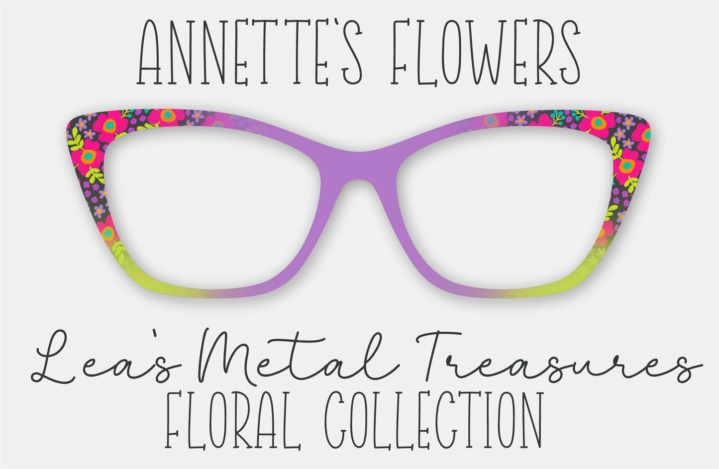 Annette's Flowers Eyewear Frame Toppers