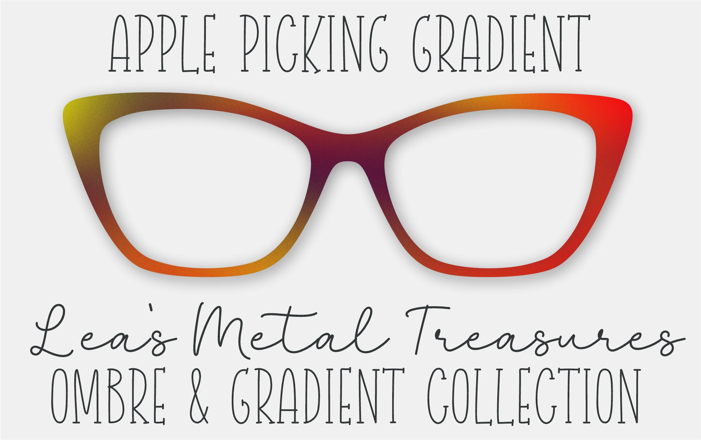 Apple Picking Gradient Eyewear Frame Toppers
