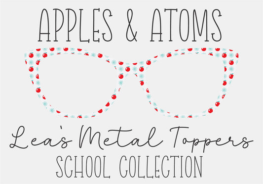 APPLES AND ATOMS Eyewear Frame Toppers COMES WITH MAGNETS
