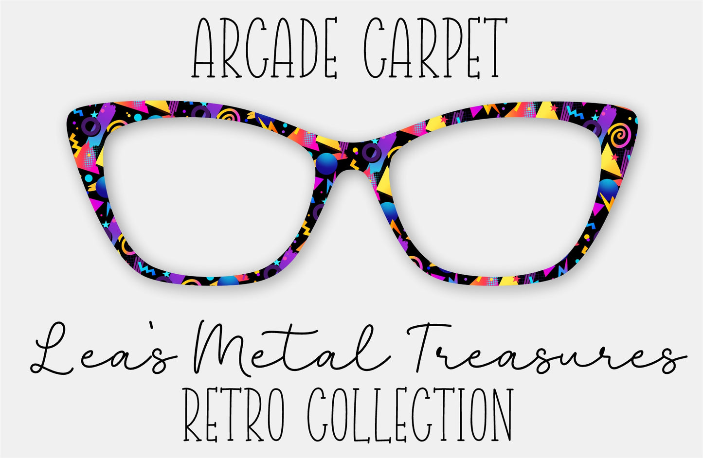 Arcade Carpet Eyewear Frame Toppers
