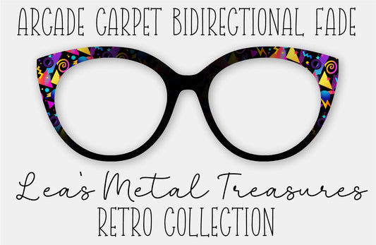 Arcade Carpet BiDirectional Fade Eyewear Frame Toppers