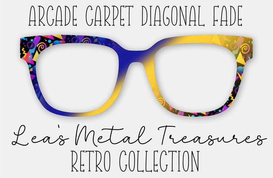 Arcade Carpet Diagonal Fade Eyewear Frame Toppers