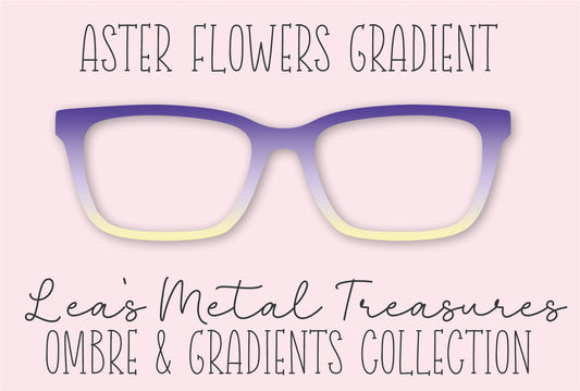 Aster Flowers Gradient Eyewear Frame Toppers