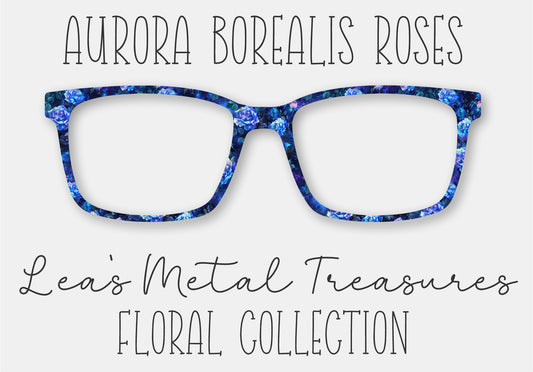 Aurora Borealis Roses Eyewear Frame Toppers COMES WITH MAGNETS