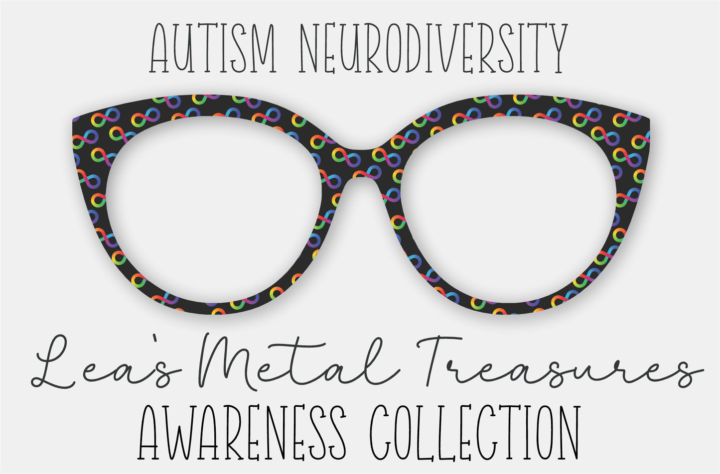 Autism Neurodiversity Eyewear Frame Toppers
