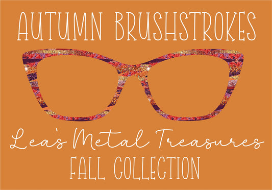 AUTUMN BRUSHSTROKES Eyewear Frame Toppers COMES WITH MAGNETS