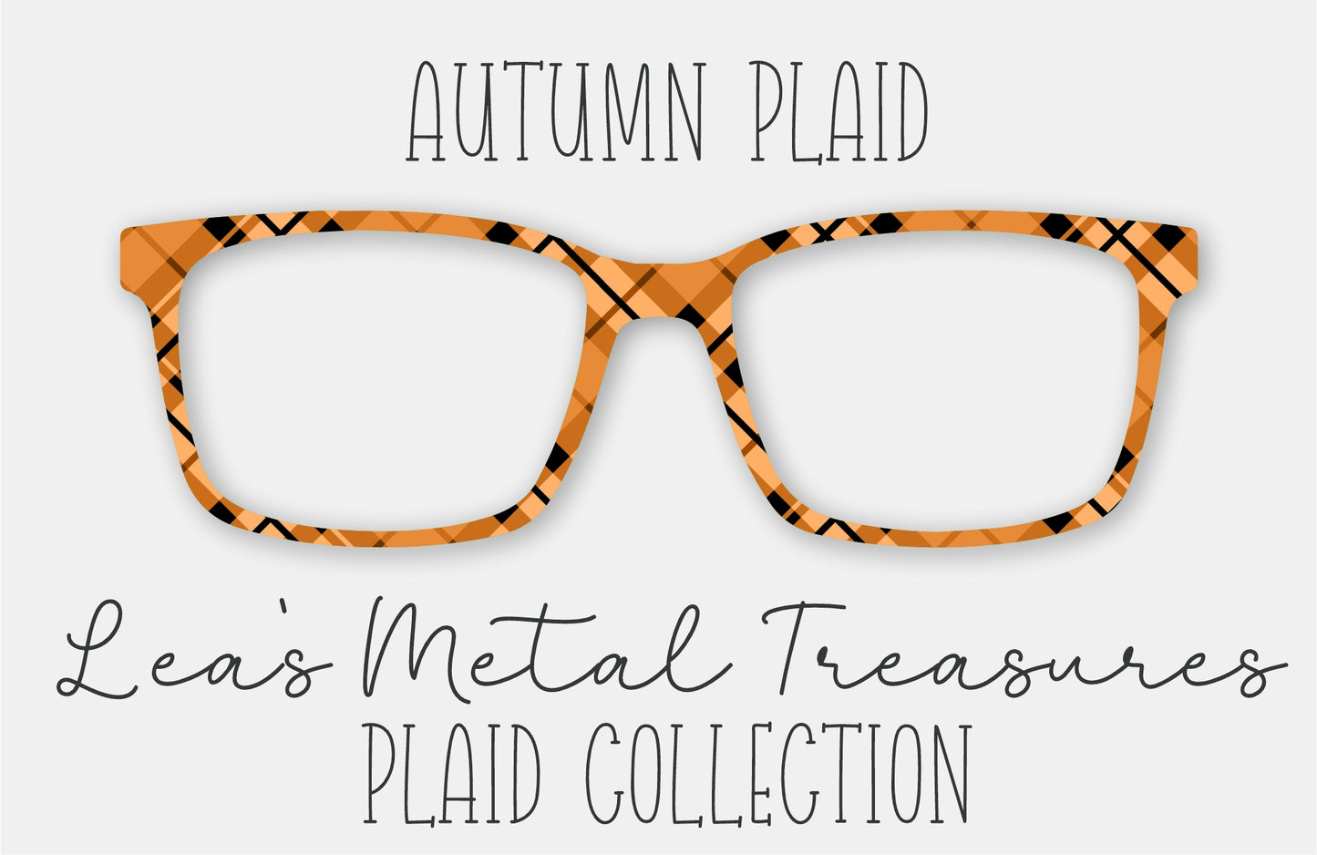 AUTUMN PLAID Eyewear Frame Toppers