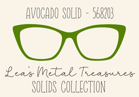 AVOCADO SOLID 568203 Eyewear Frame Toppers COMES WITH MAGNETS