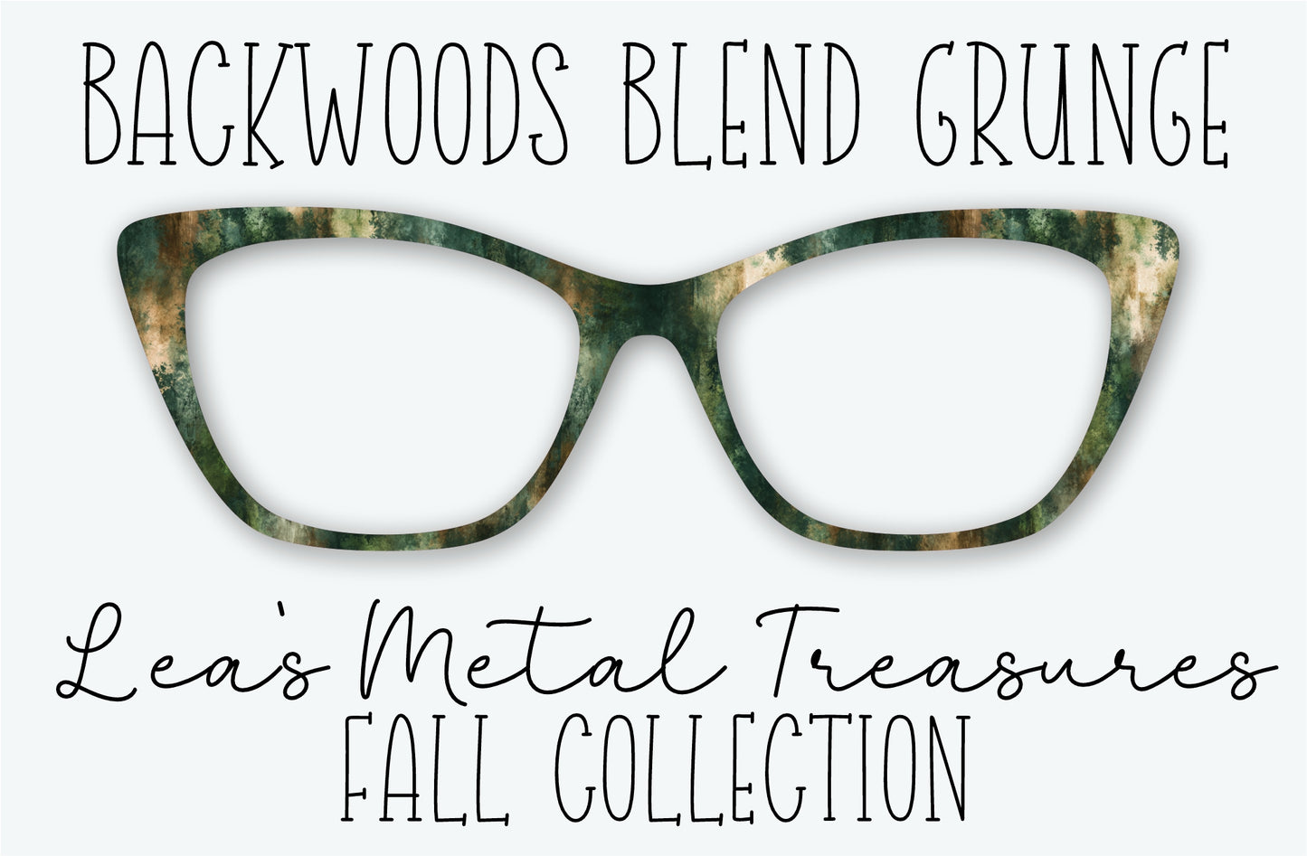 BACKWOODS BLEND GRUNGE Eyewear Frame Toppers • Subscription Box Semi Exclusive COMING SEPTEMBER 2026 • FROM AUGUST 2026 BOX